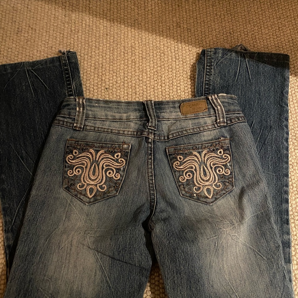 bongo vintage low rise bootcut jeans
